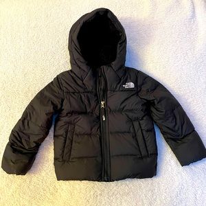 North Face Boys Down Coat Fur-Like Warm Lining